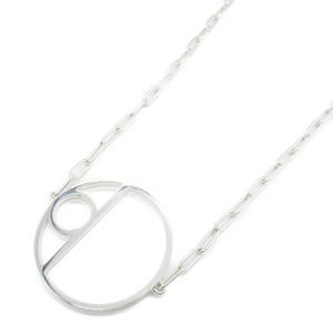 Hermes Hermes Silver 925 Long Necklace Metal Necklace